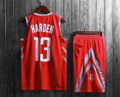 Adult Huston Rockets Basketball Fan Apparel Kits James Harden Basketball Jersey PQJH098