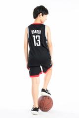 Kid James Harden Basketball Jersey Youth Huston Rockets Basketball Fan Apparel Kits PQJH099