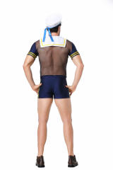 Men Navy Cosplay Costume Halloween Naval Uniform Adult Carnival Sailor Outfit PQ82243