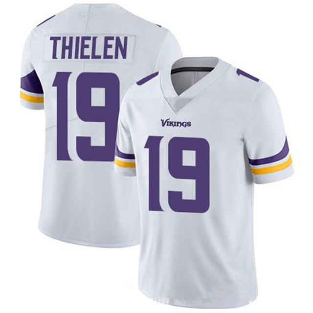 Adam Thielen American Football Jersey Minnesota Vikings Fan Apparel T-shirt PQ9368B