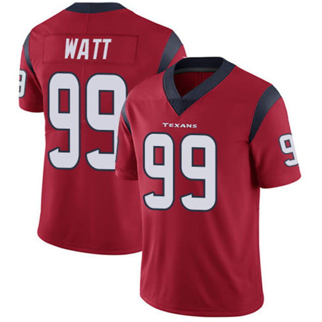 J.J Watt American Football Jersey Houston Texans Fan Apparel T-shirt PQ9368J