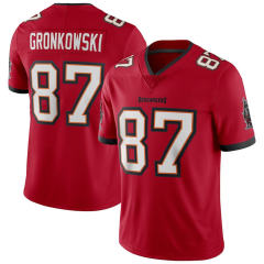 Tampa Bay Buccaneers Fan Apparel T-shirt Robert Rob Gronkowski American Football Jersey PQ9368G