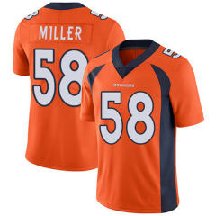 Denver Broncos Fan Apparel T-shirt Von Miller American Football Jersey PQ9368PS