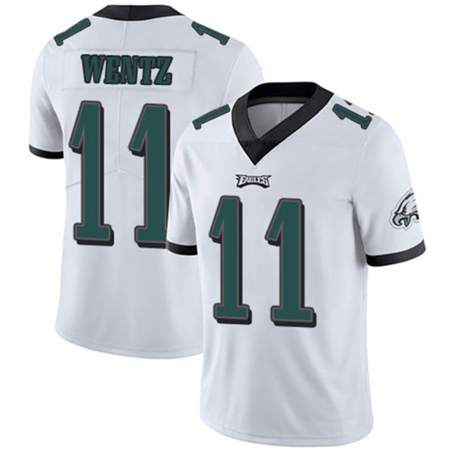 Carson Wentz American Football Jersey Philadelphia Eagles Fan Apparel T-shirt PQ9368K