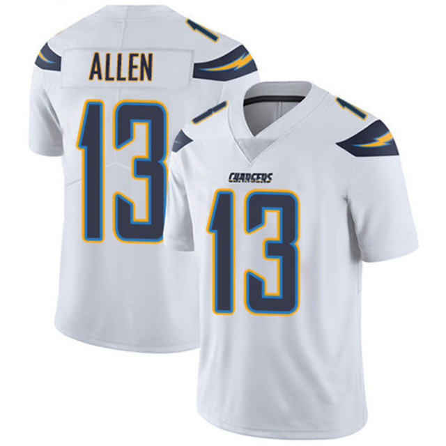 Keenan Allen American Football Jersey Los Angeles Chargers Fan Apparel T-shirt PQ9368PR