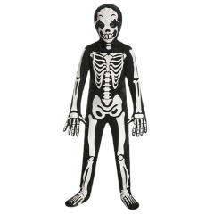 Skull Ghost Bone Cosplay Costume For Kid Children Halloween Uniform PQEE656