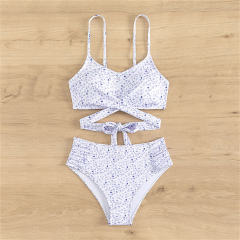 Dot Printed Bikinis Set Lady Spring Swimwear Hot Brazilian Sexy Swimming Costume PQNY-3