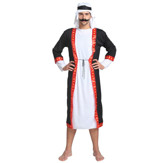 Desert Prince Cosplay Costume Carnival Arab Man Local Tyrant Outfit Arab COS Uniform PQ5730