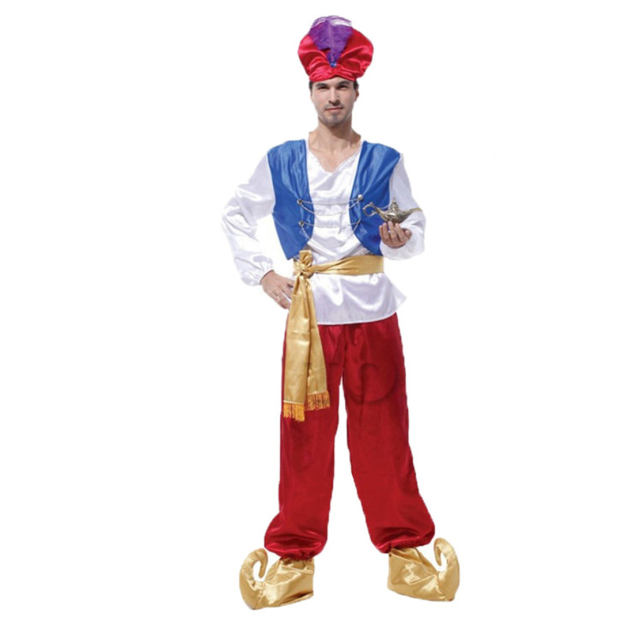 Desert Prince Cosplay Costume Carnival Arab Man Local Tyrant Outfit Arab COS Uniform PQ5730