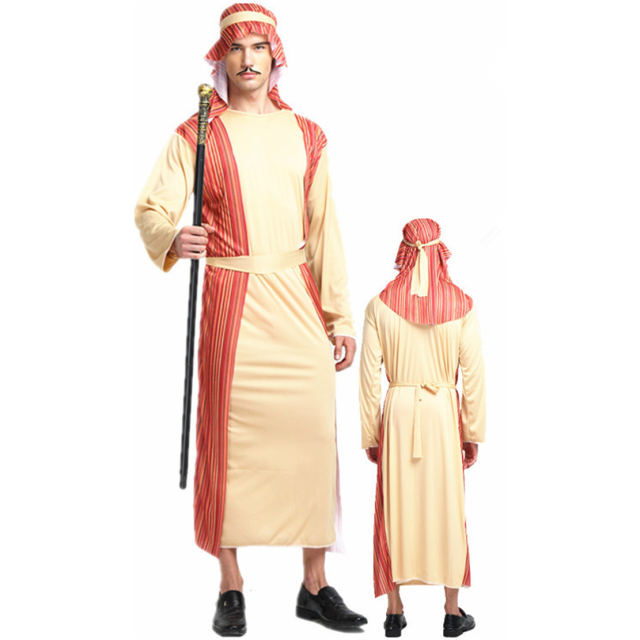 Desert Prince Cosplay Costume Carnival Arab Man Local Tyrant Outfit Arab COS Uniform PQ5730