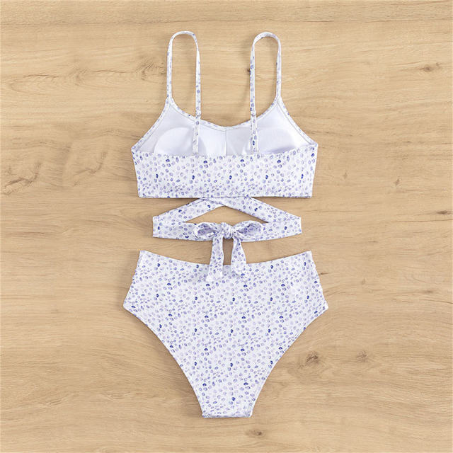 Dot Printed Bikinis Set Lady Spring Swimwear Hot Brazilian Sexy Swimming Costume PQNY-3