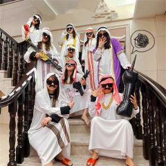 Desert Prince Cosplay Costume Carnival Arab Man Local Tyrant Outfit Arab COS Uniform PQ5730