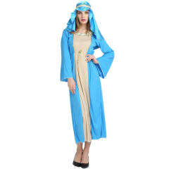 Halloween Blessed Virgin Mary Fancy Dress Carnival Costume For Women PQ5730B