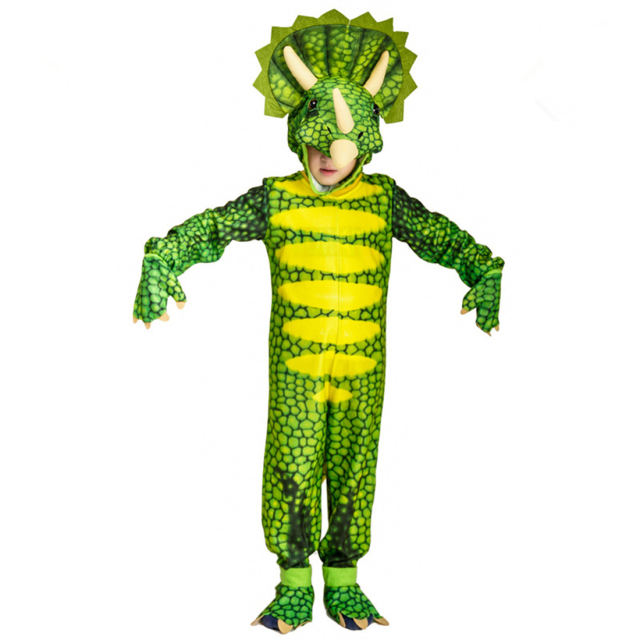 Halloween Tyrannosaurus Rex Dinosaur Costume Mascot Outfit Animal Jumpsuit PQEE366