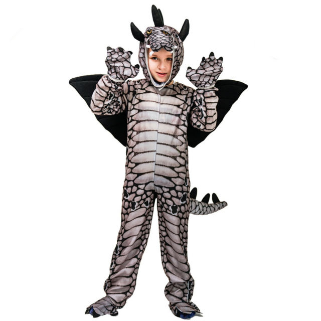 Halloween Tyrannosaurus Rex Dinosaur Costume Mascot Outfit Animal Jumpsuit PQEE366