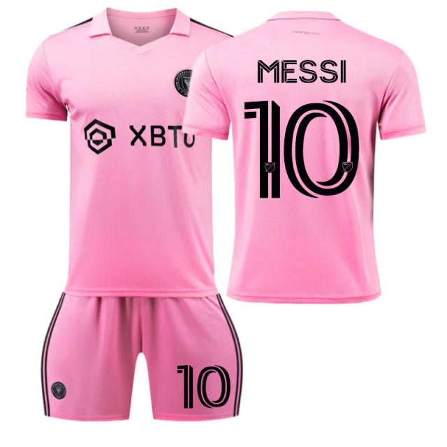 Inter Miami CF Soccer Jersey Leo Messi Football Fan Apparel Tshirt PQ14413