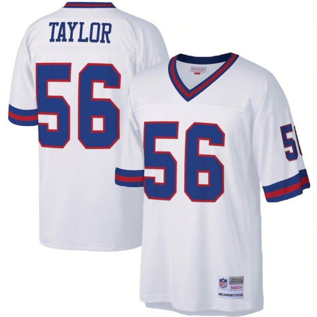 56 Lawrence Taylor Fan Apparel Sport T-shirts New York Giants Jersey PQ1592L