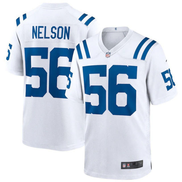 56 Quenton Nelson Fan Apparel Indianapolis Colts T-shirt National Football League Tops PQ1592R