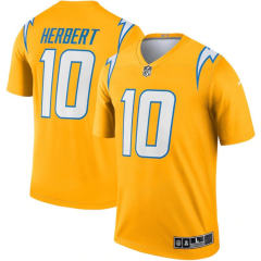 10 Justin Herbert Fan Apparel T-shirts Los Angeles Chargers Jersey PQ1592F