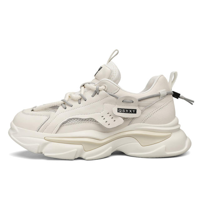 Male Clunky Sneakers Classic Dad Shoes Mesh Sport Shoes PQT01