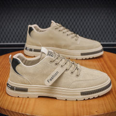 Fashion Faux Leather Skater Shoes Casual Board Shoes For Men PQB32
