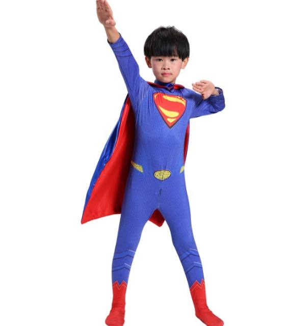 Captain America Costume For Kid Halloween Cosplay Uniform PQ19198L
