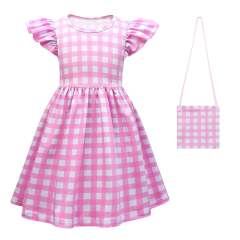 Real-life Movie Uniform Girl Plaid Fancy Dress Cartoon Princess Costume PQ81495