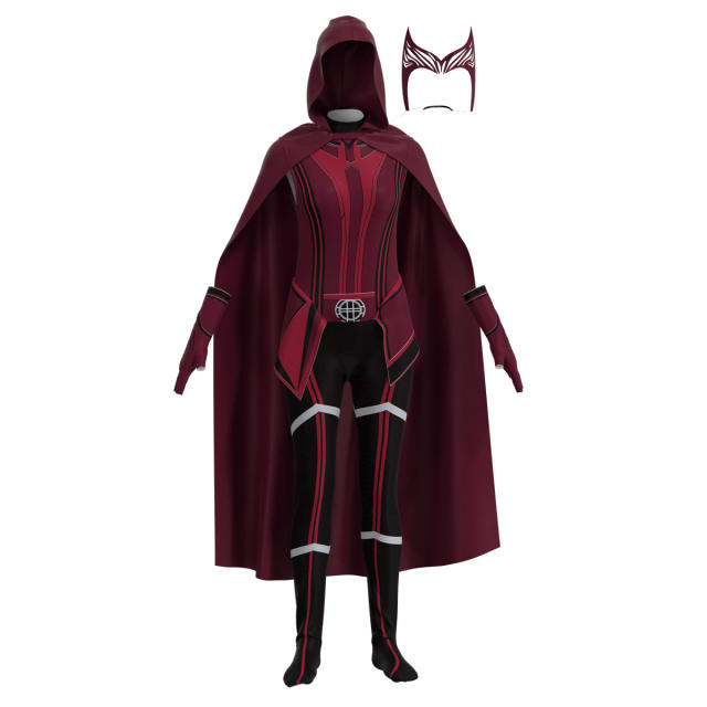 Halloween Wanda Maximoff Cosplay Uniform Scarlet Witch Costume PQ16616B