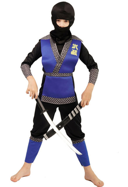 Carnival Ninja Costume For Kid Halloween Cosplay Uniform PQEE210