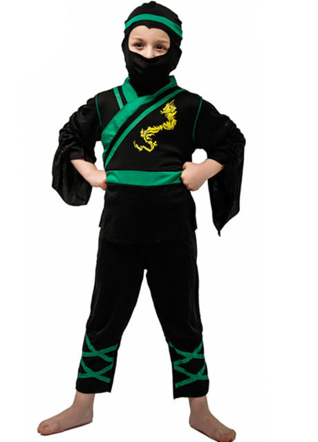 Carnival Ninja Costume For Kid Halloween Cosplay Uniform PQEE210
