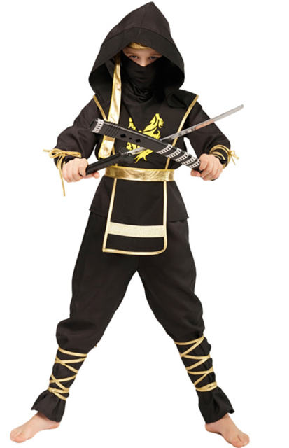 Carnival Ninja Costume For Kid Halloween Cosplay Uniform PQEE210
