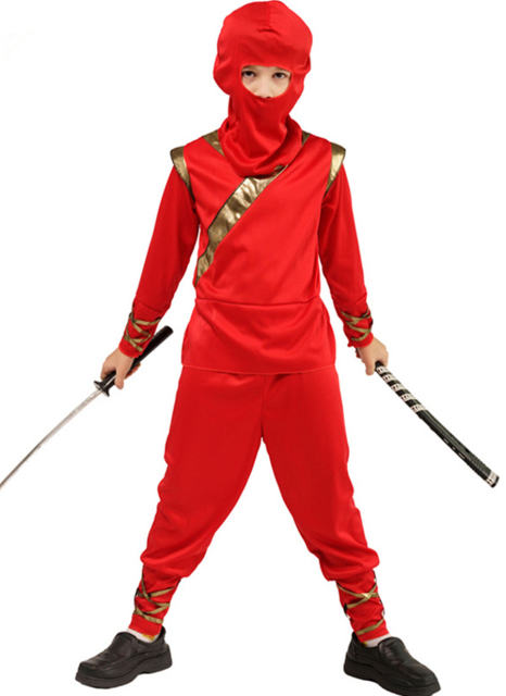 Carnival Ninja Costume For Kid Halloween Cosplay Uniform PQEE210