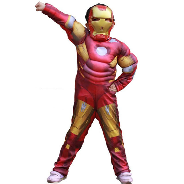 Halloween Super Hero Costume For Kid Carnival Superhero Cosplay Uniform PQ86122