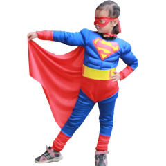 Halloween Super Hero Costume For Kid Carnival Superhero Cosplay Uniform PQ86122