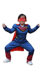 Halloween Super Hero Costume For Kid Carnival Superhero Cosplay Uniform PQ86122