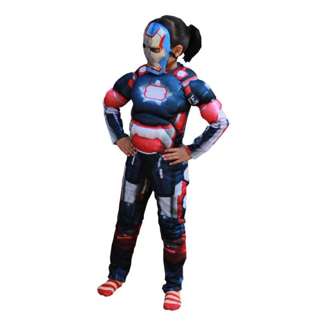 Halloween Super Hero Costume For Kid Carnival Superhero Cosplay Uniform PQ86122
