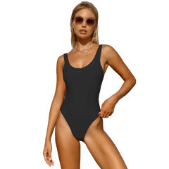 Sexy US Flag Swimsuit Solid Color Monokini Women Swimwear PQ5032