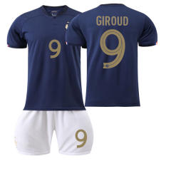 22 23 France National Football Team Fan Apparel Mbappé Home Soccer Kits PQ9522