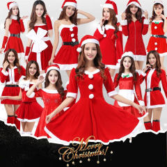 Sexy Christmas Costume For Women Wholesale Plush Xmas Dress PQ7205