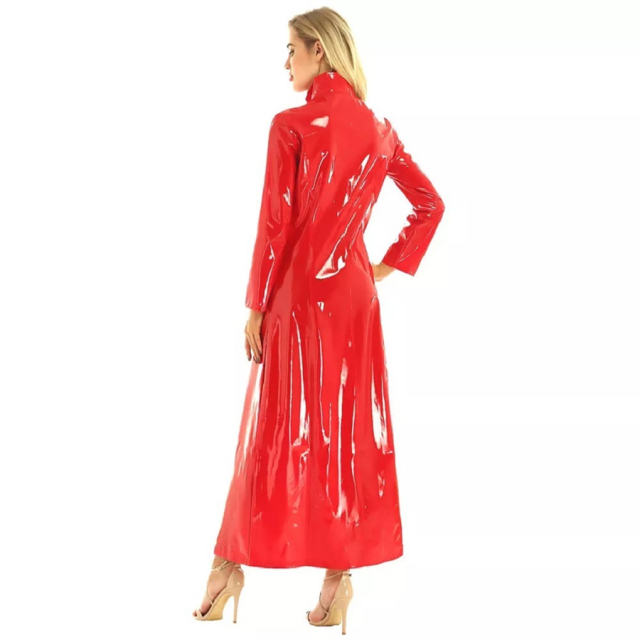 The Matrix PU Windbreak Faux Leather Wind Coat Winter Club Jacket PQ0087