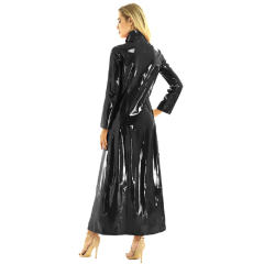 The Matrix PU Windbreak Faux Leather Wind Coat Winter Club Jacket PQ0087