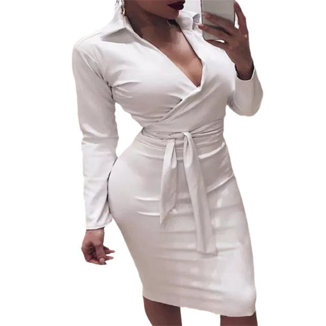 Sexy PU Mini Dress For Woman Faux Leather Dresses Fetish Wear PQ11703