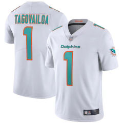 NO 1 Tua Tagovailoa Jersey NFL Dolphins Tops American Football Fan Apparel PQNFL034