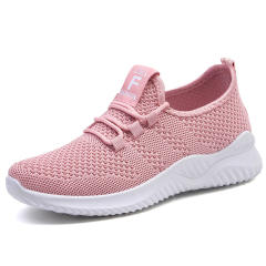 Wholesale Women Flyknit Casul Shoes Female Sport Shoes Mesh Sneakers PQ-H-66