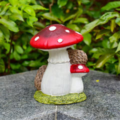 Mushroom Ceramic Home Ornaments Fashion Outdoor Crafts PQ8851
