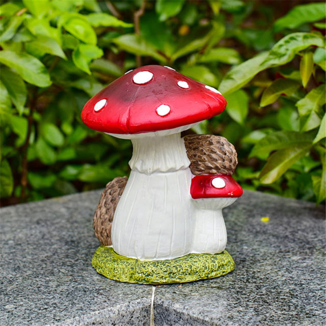 Mushroom Ceramic Home Ornaments Fashion Outdoor Crafts PQ8851