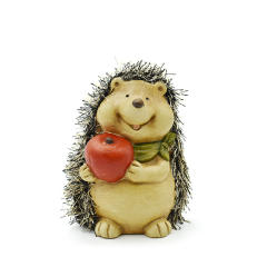 3PCS Hedgehog Ceramic Home Ornaments Outdoor Crafts PQ1299