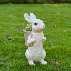 Rabbit Resin Garden Ornaments Outdoor Crafts PQ3399