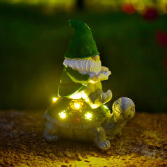 Elf Solar Resin Ornament Garden Turtle LED Lamp PQ7147