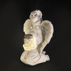 Angel Solar Resin Ornament Garden LED Lamp PQ5644